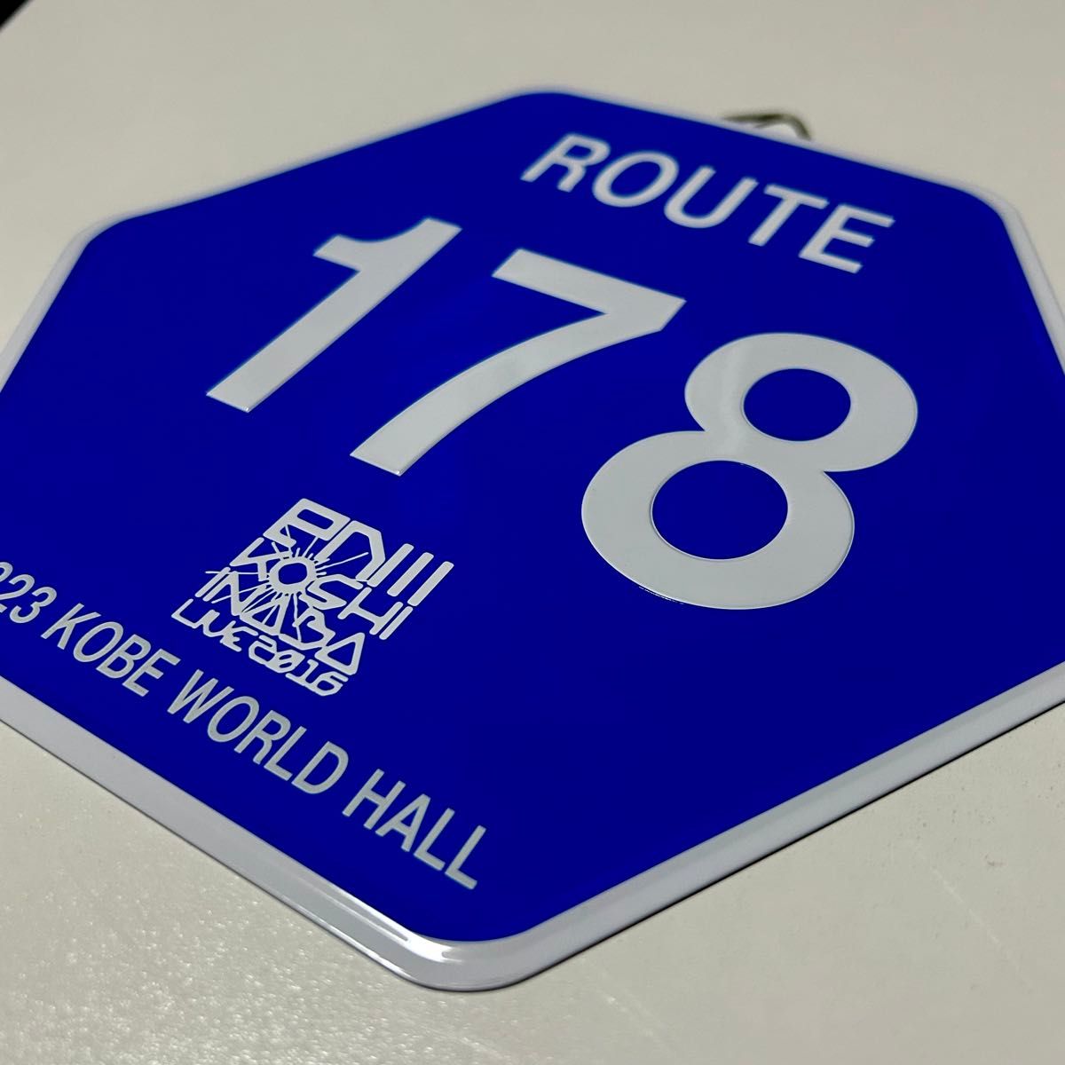 B'z 稲葉浩志 ルート178 プレート en3 会場限定 神戸ワールド B'z 稲葉浩志 ルート178 プレート en3 会場限定 神戸ワールド