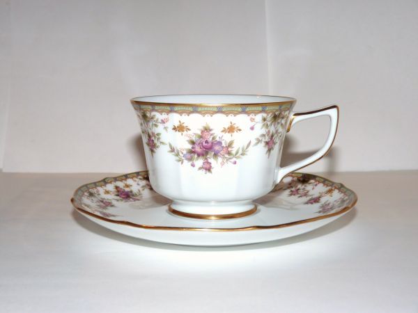 Noritake(ノリタケ)　ダイヤモンドコレクション　5539：ROSE PALACE：ローズパレス　カップ&ソーサー　846012AA220Q18_画像1