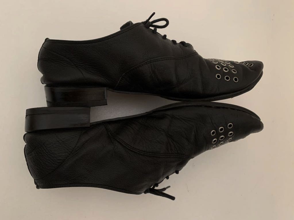 COMME des GARCONS COMME des GARCONS 別注 repetto size38 ZIZI コムデギャルソンコムデギャルソン ジジ スタッズ ビス ブラック 黒_画像6