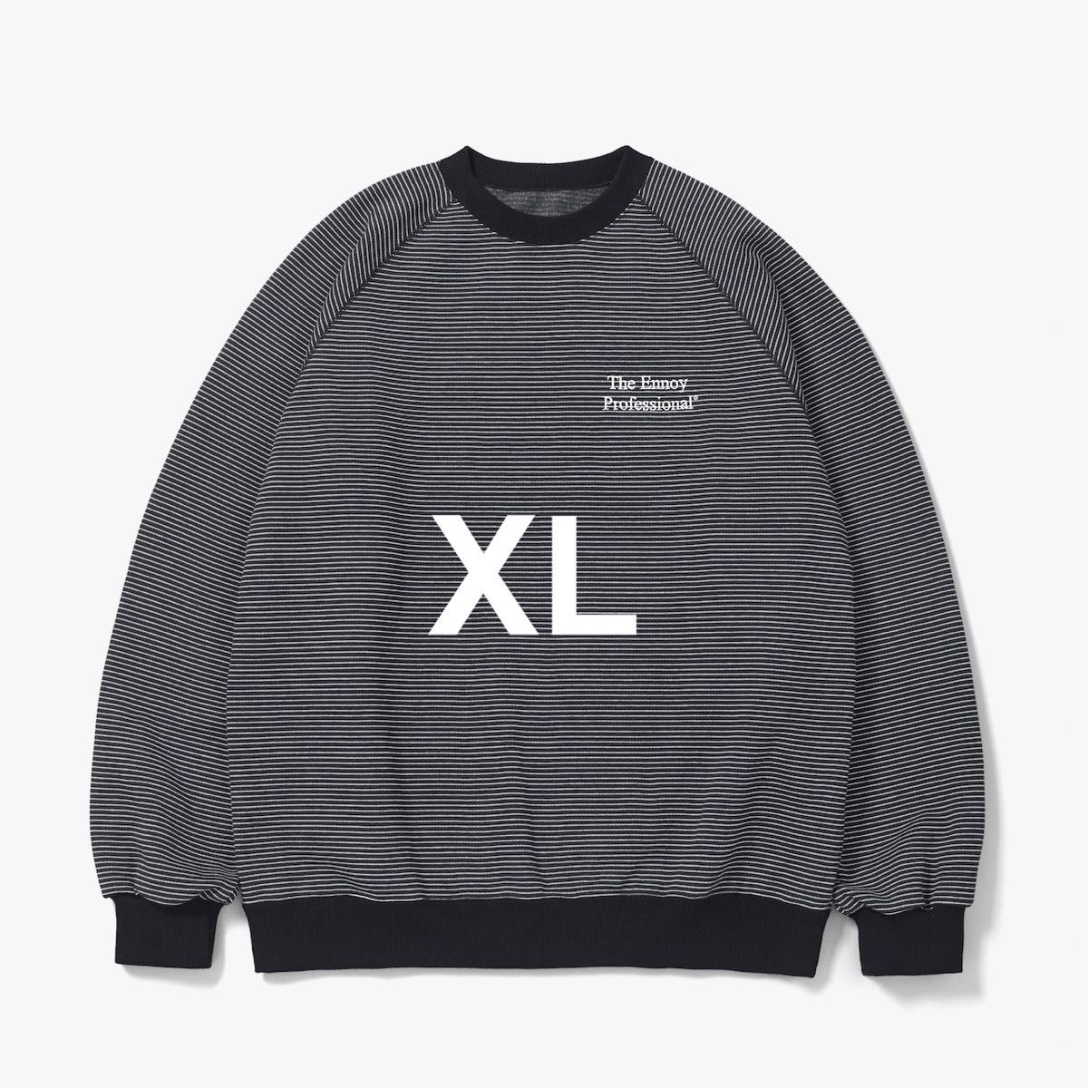 ennoy スタイリスト私物 BORDER CREW NECK SWEAT XLサイズ ennoy スタイリスト私物 BORDER CREW NECK SWEAT XLサイズ