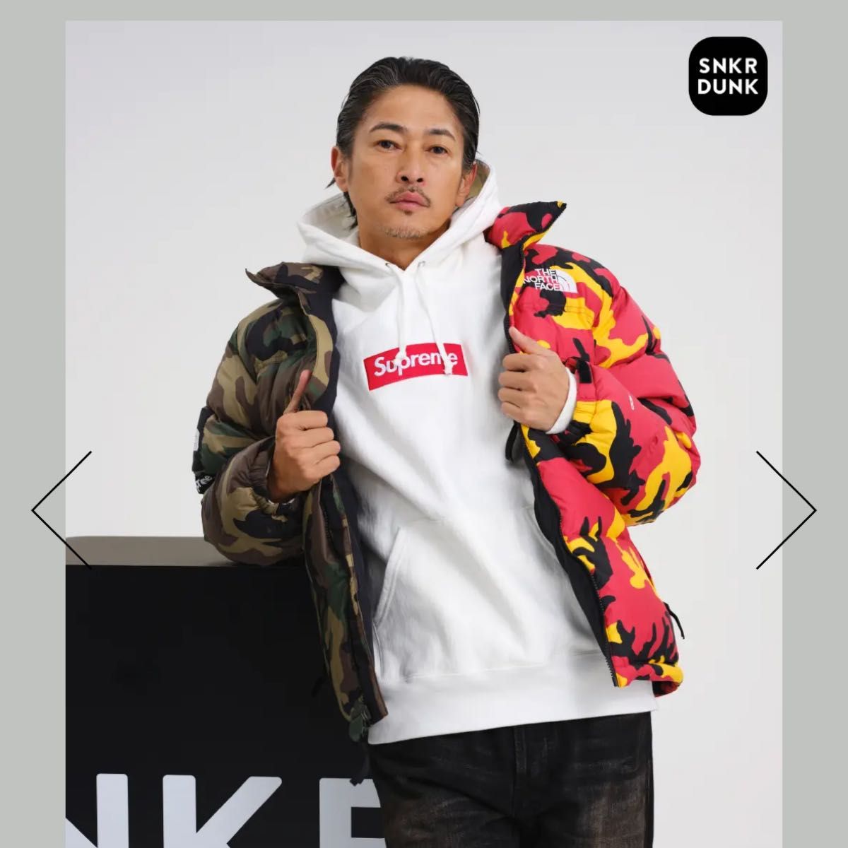 窪塚洋介着用】supreme The North Face 24ss Split Nuptse 窪塚洋介着用】supreme The North Face 24ss Split Nuptse