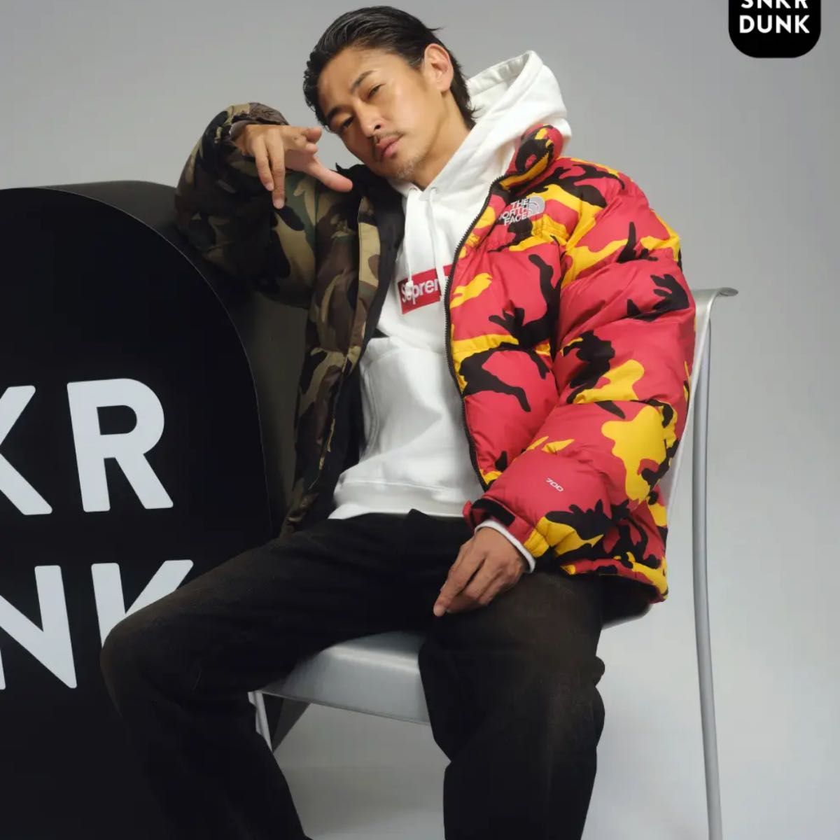 窪塚洋介着用】supreme The North Face 24ss Split Nuptse 窪塚洋介着用】supreme The North Face 24ss Split Nuptse