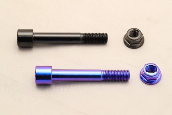 MC18*21*28 link arm bolt & nut SET [ is possible to choose color! blue / black ] NSR250R T2Racing 1 jpy selling up! titanium bolt 