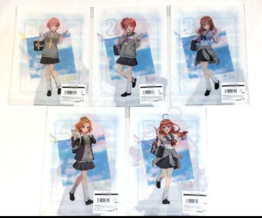 五等分の花嫁 アオハルStyle Another クリアファイル 一花・二乃 五等分の花嫁 アオハルStyle Another クリアファイル 一花・二乃