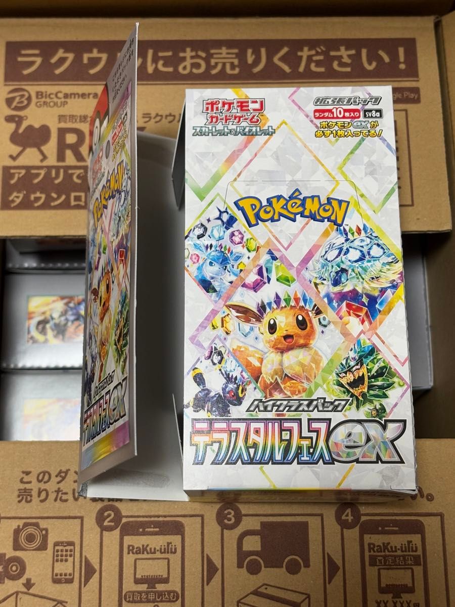 ポケモンカードゲーム テラスタルフェスex 空箱 10箱 ペリペリ ポケモンカードゲーム テラスタルフェスex 空箱 10箱 ペリペリ