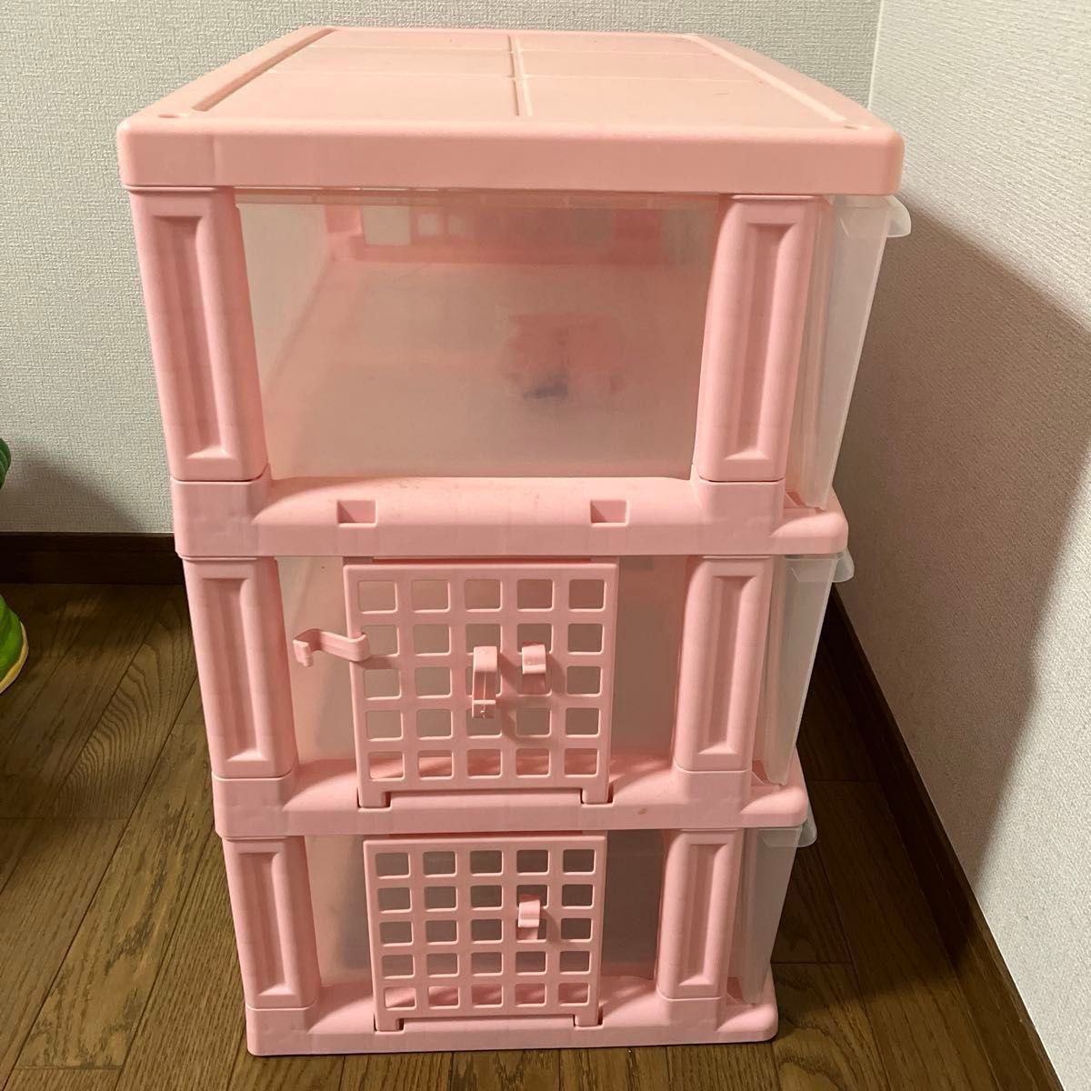 ハローキティ 3段チェスト 収納ケース レア レトロ サンリオ ハローキティ 3段チェスト 収納ケース レア レトロ サンリオ