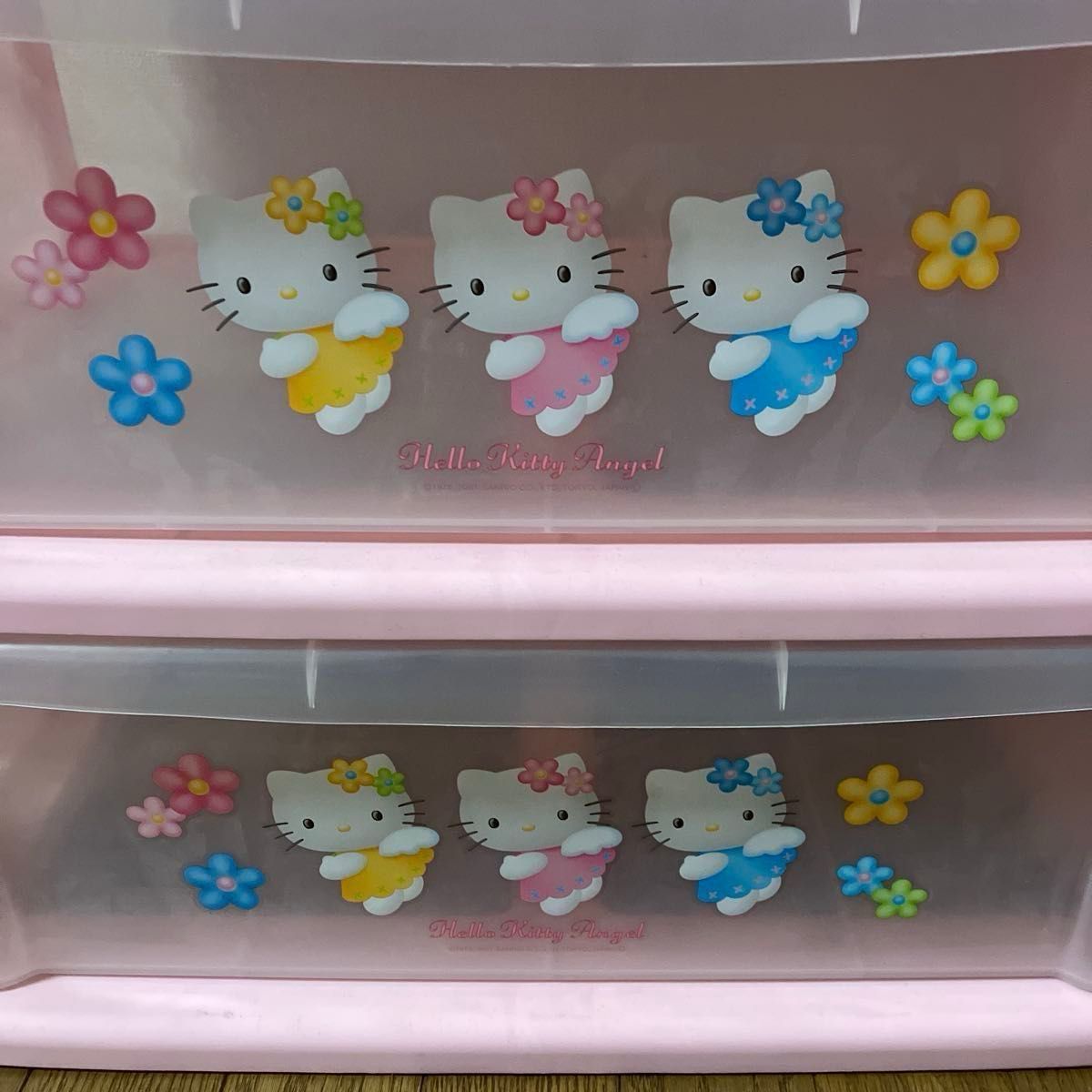 ハローキティ 3段チェスト 収納ケース レア レトロ サンリオ ハローキティ 3段チェスト 収納ケース レア レトロ サンリオ