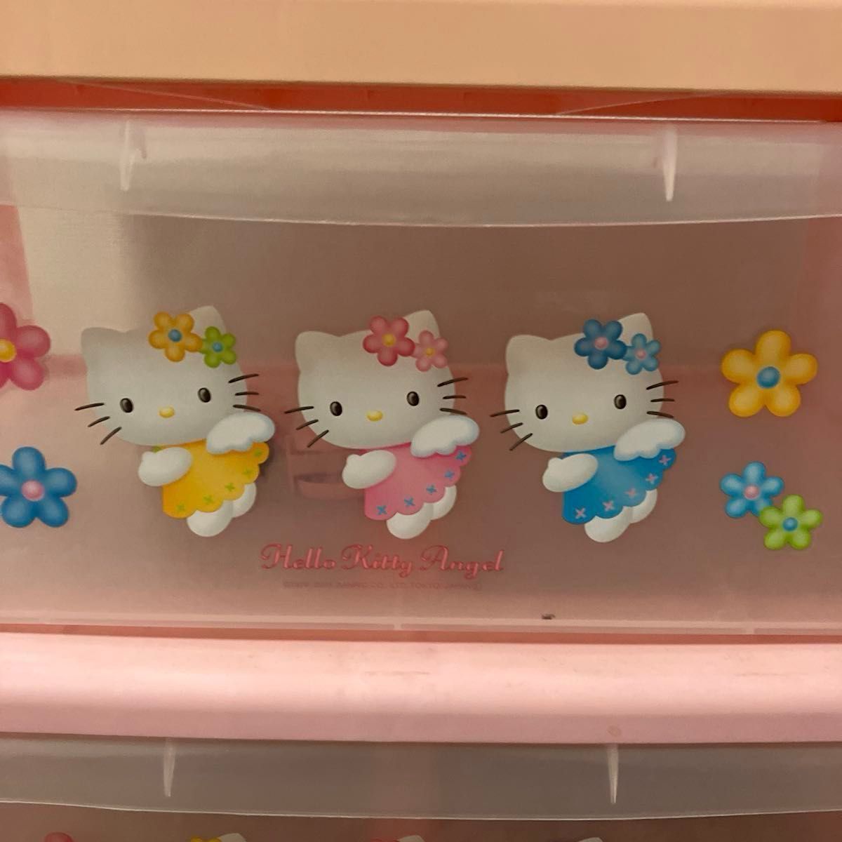 ハローキティ 3段チェスト 収納ケース レア レトロ サンリオ ハローキティ 3段チェスト 収納ケース レア レトロ サンリオ