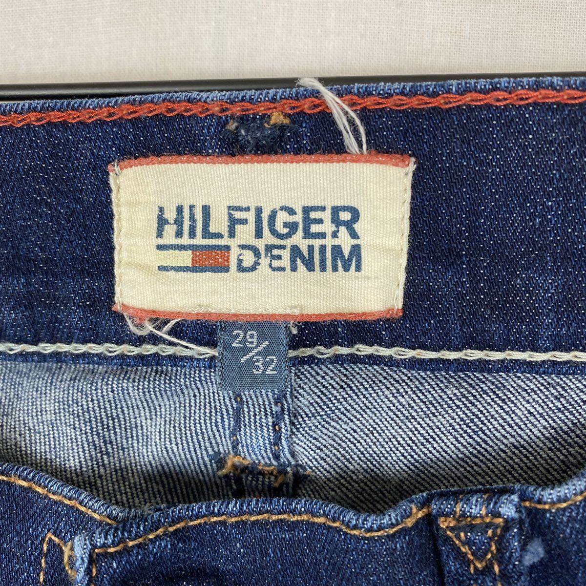 【29】TOMMY HILFIGER DENIM デニム ジーンズ ヒルフィガーデニム ストレッチ スリム ストリート 裏ネル トミー パンツ