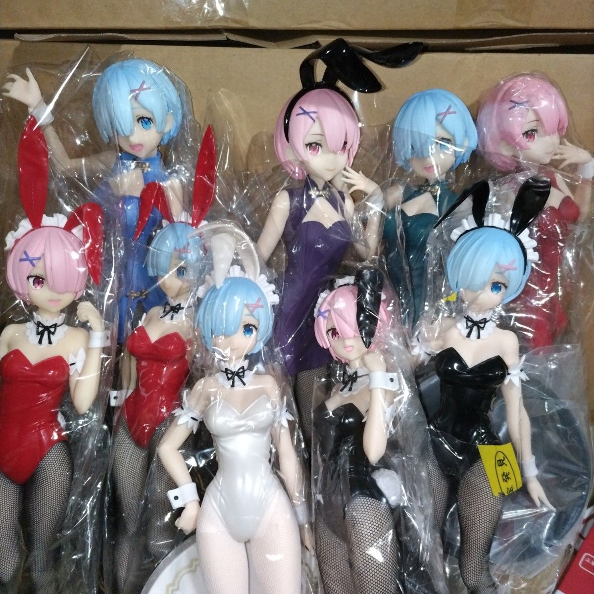リゼロ ラム レム フィギュア 14点セット まとめ売り プライズ BiCute Bunnies Figure レム ラム フィギュア リゼロ Re:ゼロ