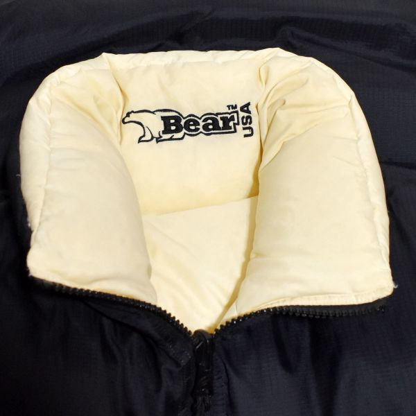 ベアーBear USA リバーシブル ダウンジャケット 肉厚 オフホワイト 90s