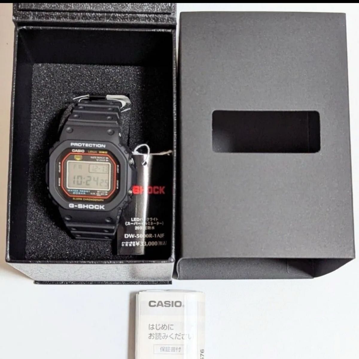 お値下げ不可CASIO G-SHOCK 初代復刻モデルDW-5000R-1AJF|Yahoo お値下げ不可CASIO G-SHOCK 初代復刻モデルDW-5000R-1AJF|Yahoo