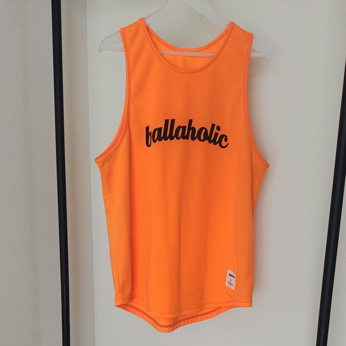 ballaholic ボーラホリック タンクトップ オレンジ L ゼッケン ballaholic ボーラホリック タンクトップ オレンジ L ゼッケン