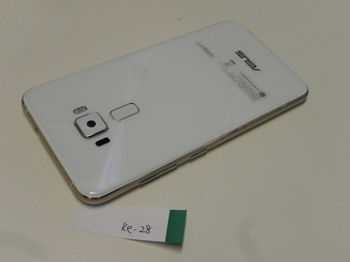 超美品　SIMフリー　ASUS ZenFone 3　ASUS_Z012DA 　64GB 　初期化済み　国内版　 ke-28_画像4