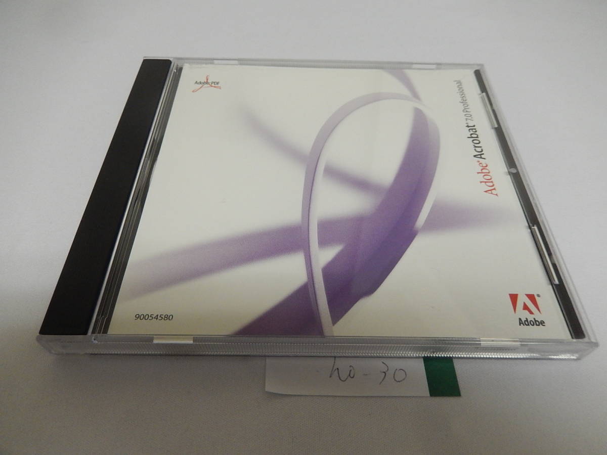 no-055 Adobe Acrobat 7.0　Professional for Windows プロダクトキー有り_画像1