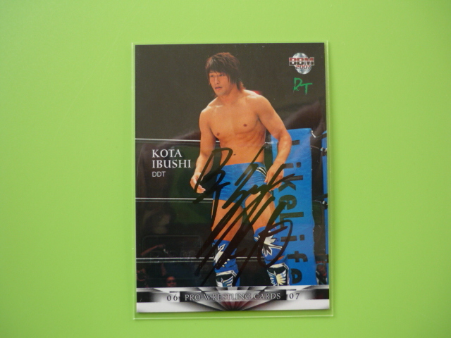 飯伏幸太【直筆サインカード】ＢＢＭ２００７プロレス☆ＤＤＴ／KOTA IBUSHI 限定９９枚　　_画像1