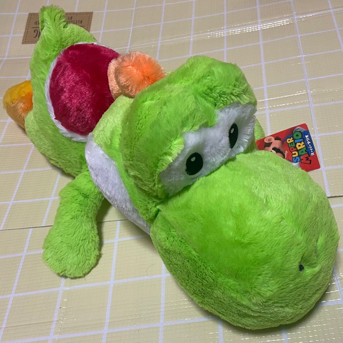 新品 スーパーマリオ クタッと ぬいぐるみ ヨッシー 特大サイズ 新品 スーパーマリオ クタッと ぬいぐるみ ヨッシー 特大サイズ