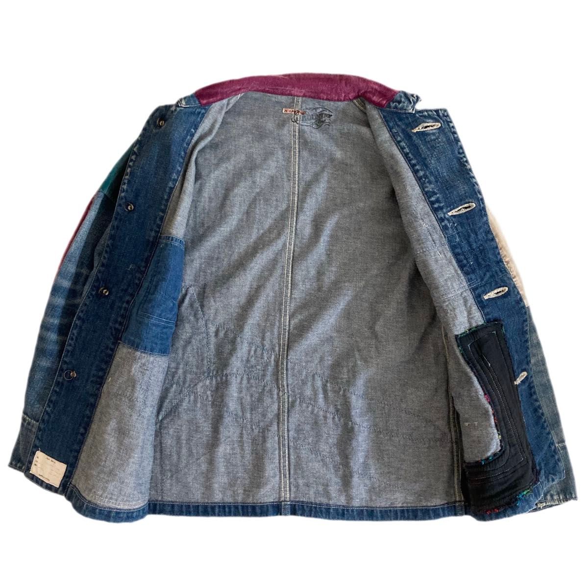 KAPITAL KOUNTRY ヴィンテージ加工 サイケ パッチワーク デニム KAPITAL KOUNTRY ヴィンテージ加工 サイケ パッチワーク デニム