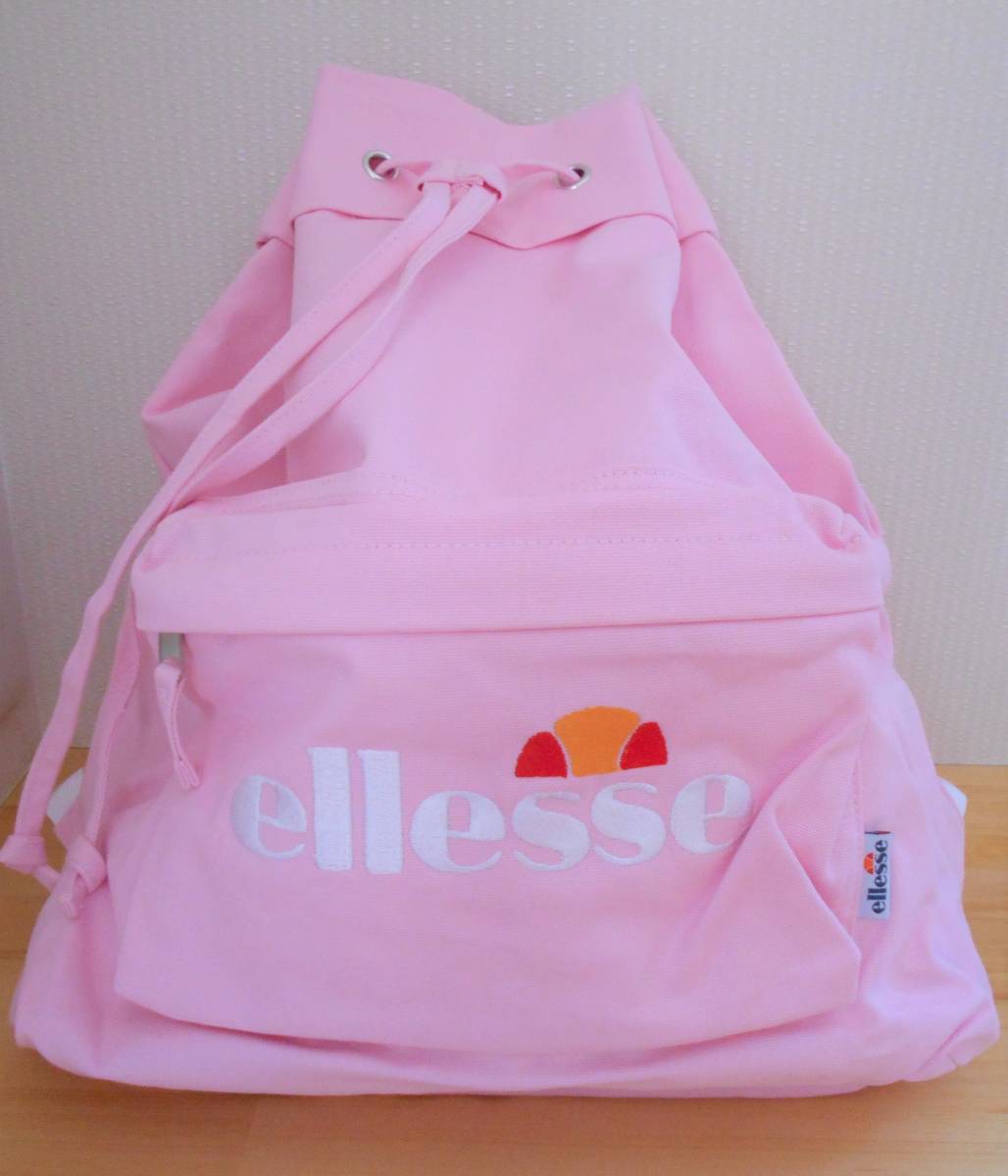 【新品】ｅｌｌｅｓｓｅ　ナップサックリュック　ピンク　レディース　バックパック　エレッセ