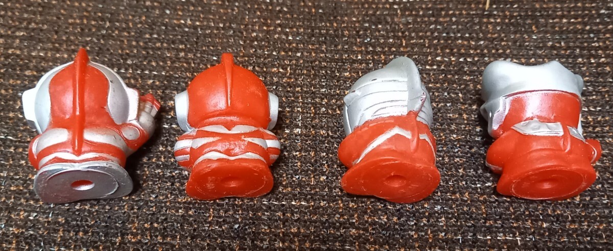 ウルトラマン風 指人形 ソフビ パチ 無版権 ウルトラセブン レオ ウルトラマン風 指人形 ソフビ パチ 無版権 ウルトラセブン レオ
