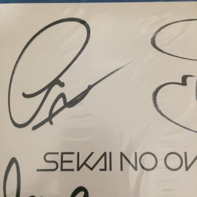得価高評価 SEKAI NO OWARI 直筆サイン入り色紙 F43Xb-m33017093609 