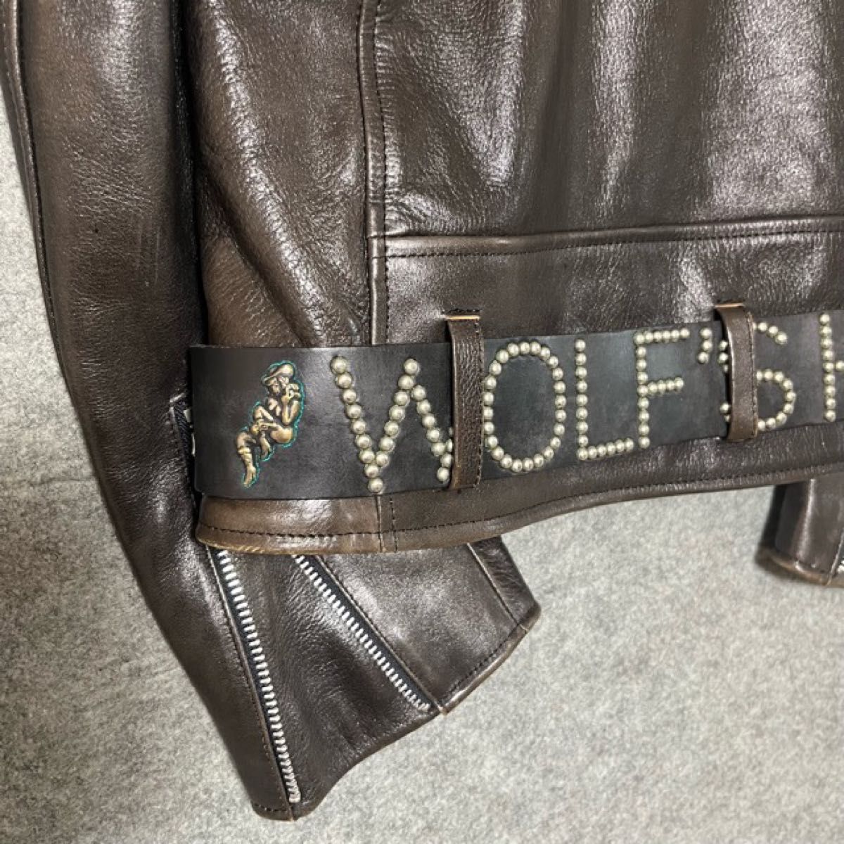 1点目出品特価】希少 WACKO MARIA WOLF'S HEAD ライダース 1点目出品特価】希少 WACKO MARIA WOLF'S HEAD ライダース