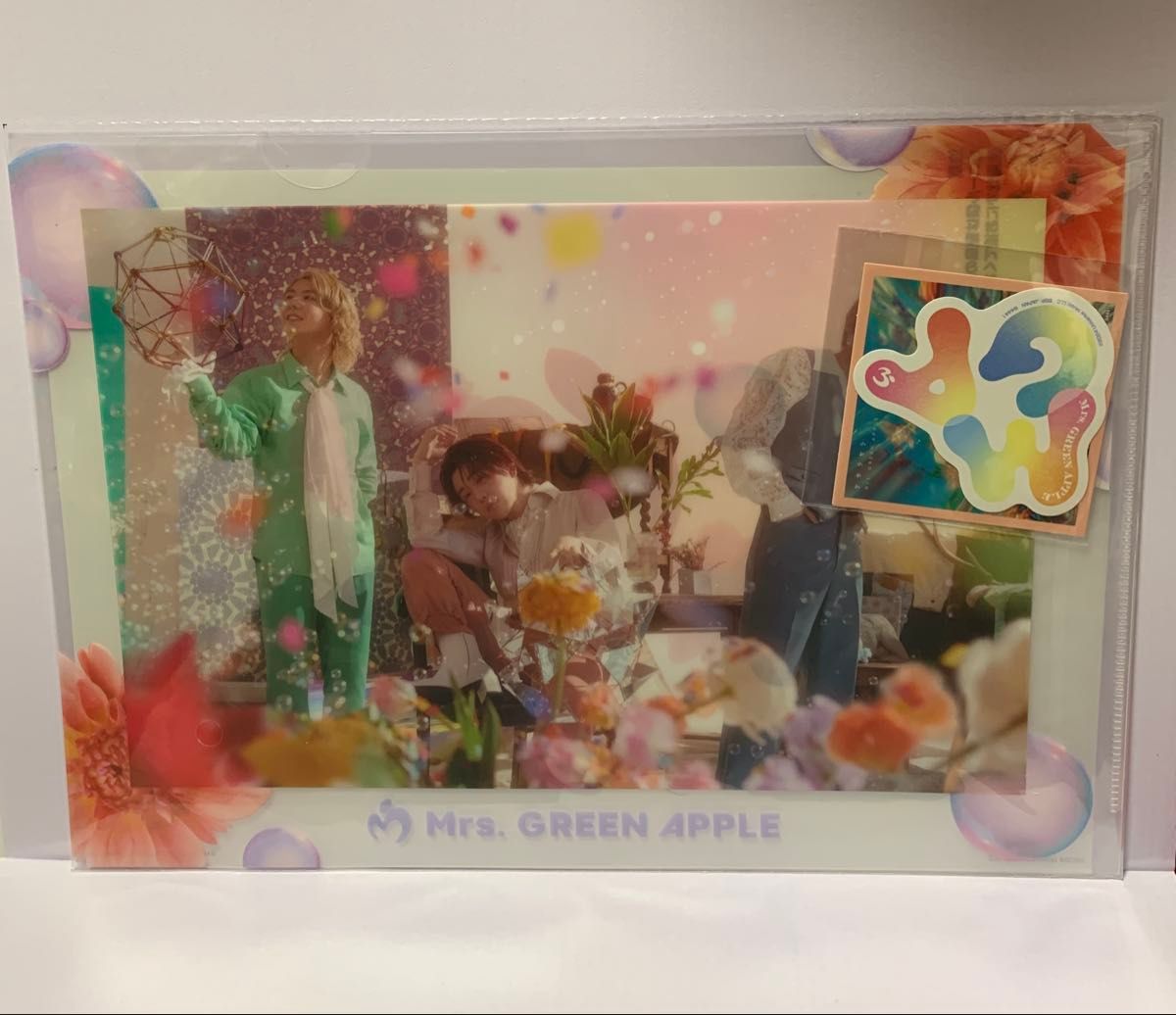ミセス 一番くじ Mrs GREEN APPLE F賞 クリアファイル ミセス 一番くじ Mrs GREEN APPLE F賞 クリアファイル