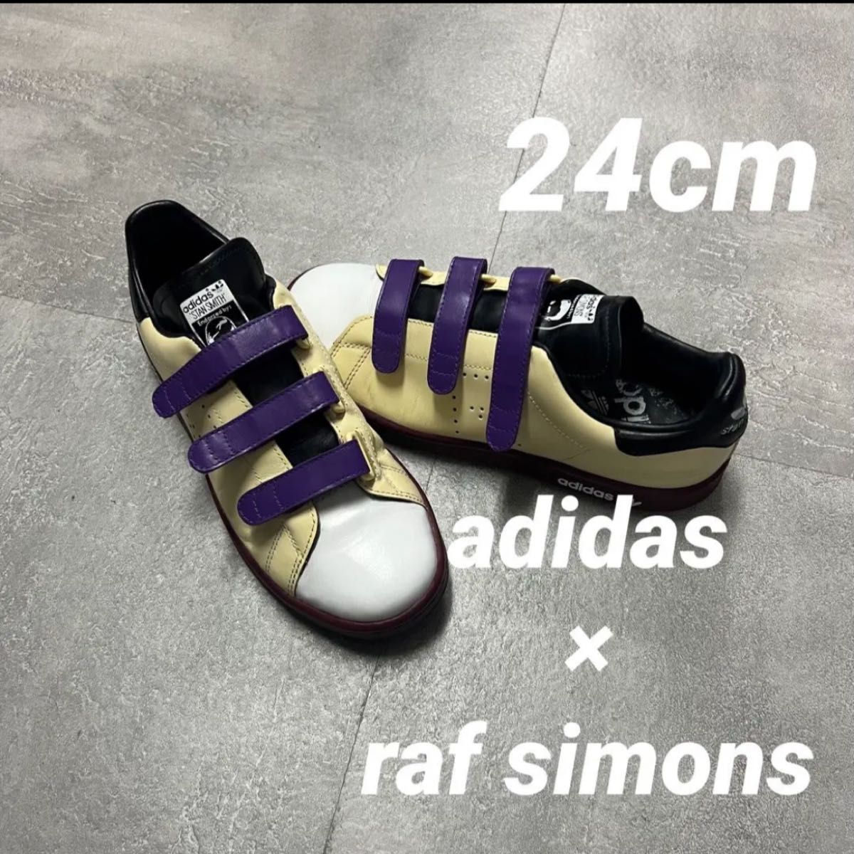 adidasアディダスラフシモンズスタンスミスベルクロ24cm adidasアディダスラフシモンズスタンスミスベルクロ24cm