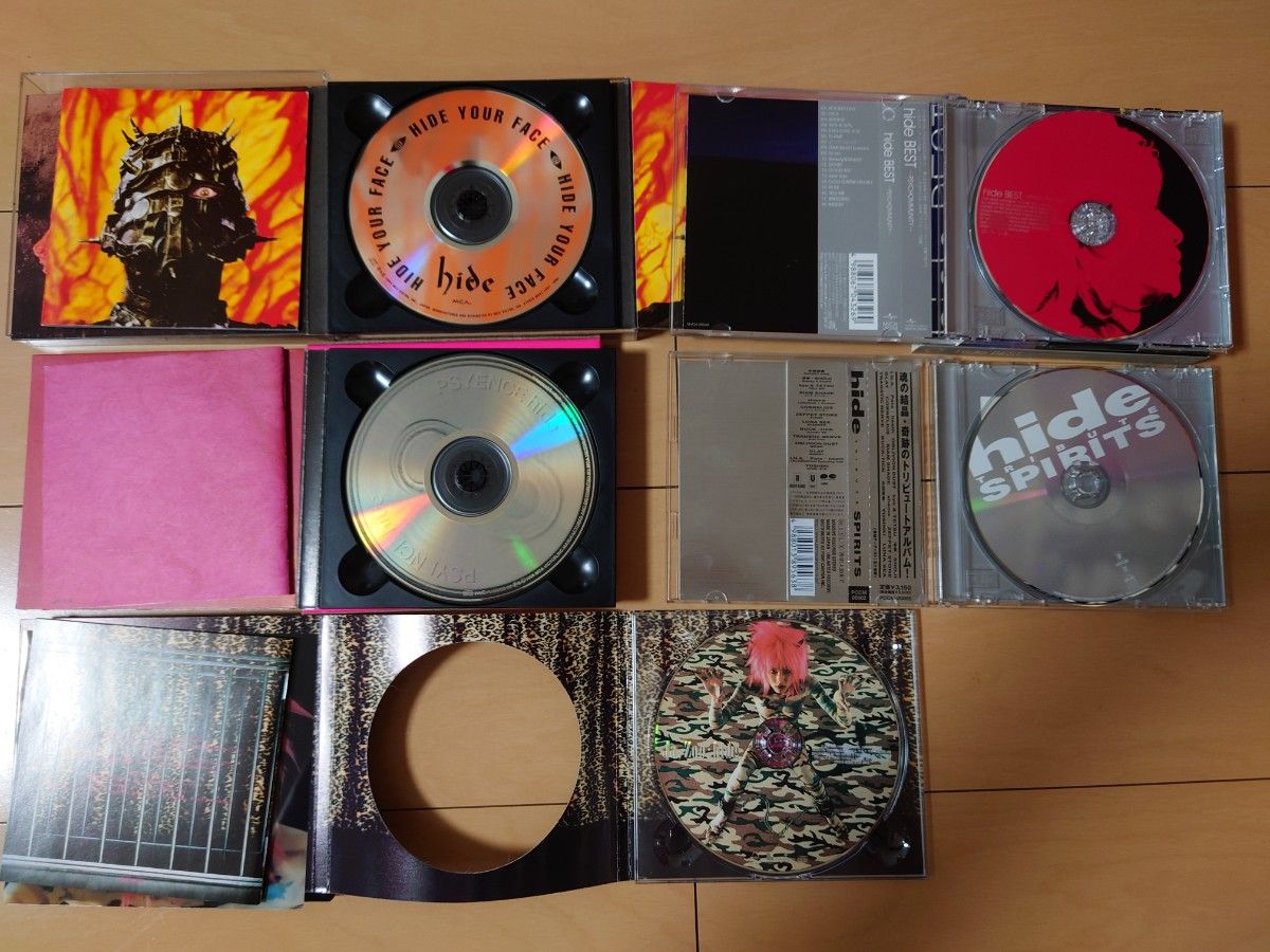 hide アルバム＆DVDの8点セット　初回盤含　中古良品　コレクター必見！
