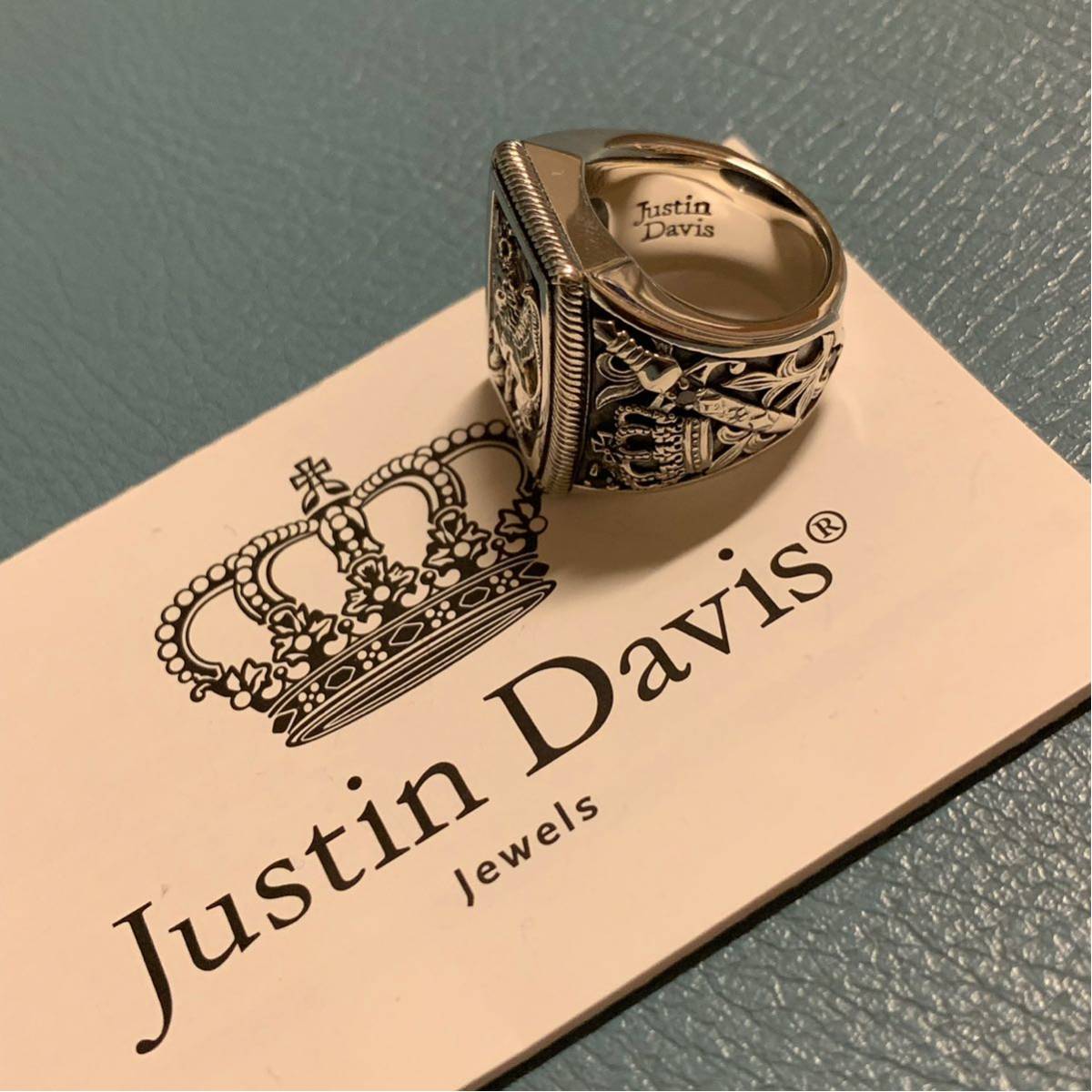 新品◆JUSTIN DAVIS◆REGAL CHAMBER RING◆11号◆定価75,900円◆SRJ200◆_画像5