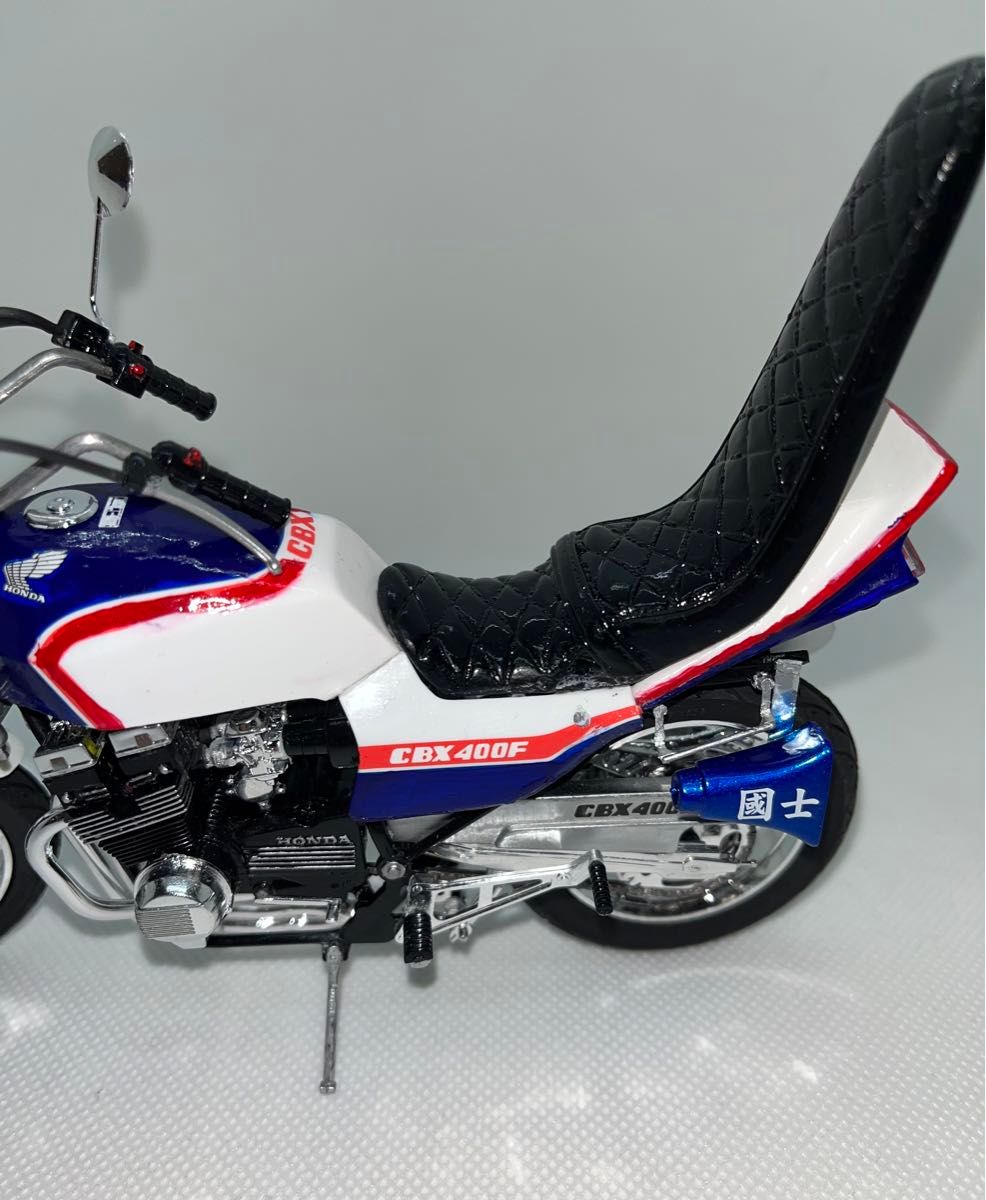 1/12 プラモデル HONDA CBX400F 青/白 旧車【完成品】|Yahoo 1/12 プラモデル HONDA CBX400F 青/白 旧車【完成品】|Yahoo