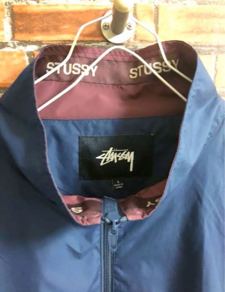 【激レア】STUSSY(ステューシー )のナイロンジャケット｜人気のネイビー