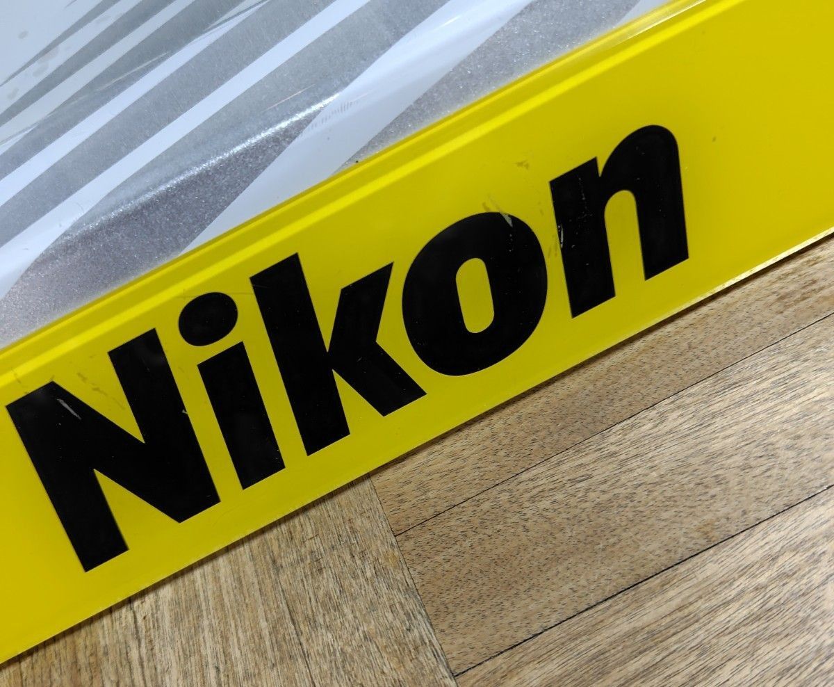 非売品!Nikon 販促用 電飾展示台 ライト 美品 非売品 Nikon ニコン 展示台 ディスプレイ カメラアクセサリー