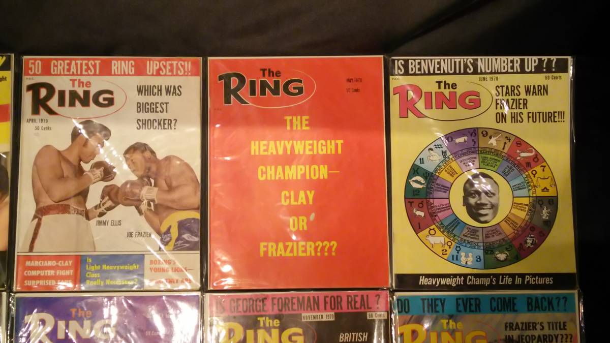 アウトレット福袋 ☆ボクシング☆リング誌☆The RING☆リングマガジン☆1970年12冊 ボクシング