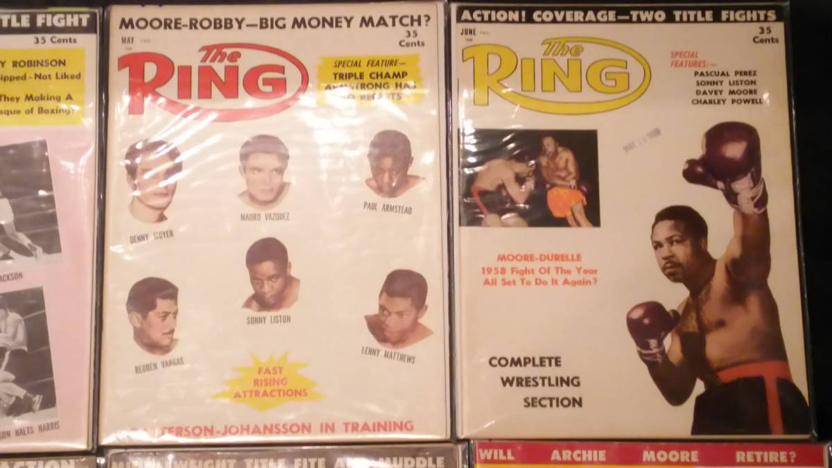 無料発送 ☆ボクシング☆リング誌☆The RING☆リングマガジン☆1959年12冊 ボクシング