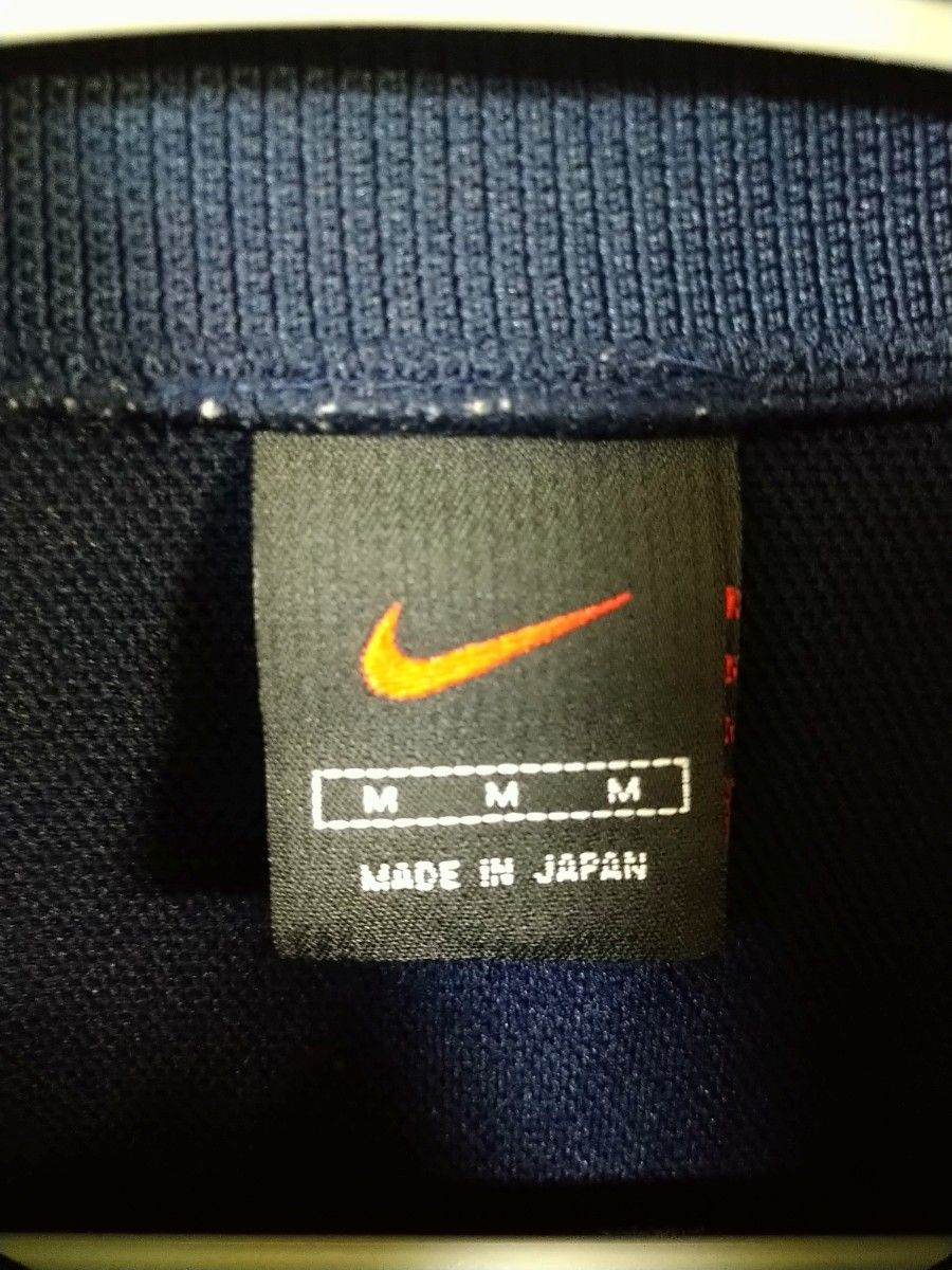 黒タグ 日本製 90sナイキ NIKE トラックジャケット ネイビー系色 黒タグ 日本製 90sナイキ NIKE トラックジャケット ネイビー系色