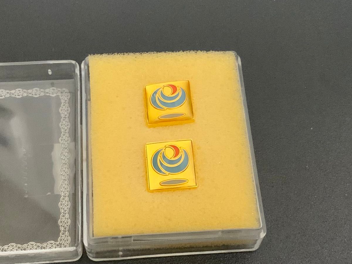 国土交通省 シンボルマーク ピンバッジ 2個セット 未使用品激 国土交通省 シンボルマーク ピンバッジ 2個セット 未使用品激