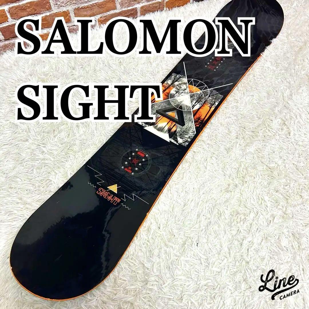 ◇SALOMON SIGHT 153◇サロモン スノーボード板のみ ブラック黒 ◇SALOMON SIGHT 153◇サロモン スノーボード板のみ ブラック黒