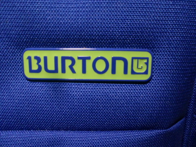 BURTON キャリーバック キャリー スーツケース コロコロ ニセコ 45Ｌ 57cm*34cm*31cm ブルーX メロンイエロー バートン カードケース_画像2