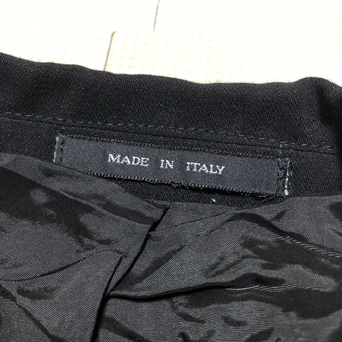EMPORIO ARMANI エンポリオ アルマーニ イタリア製 上下 セットアップ ダブル スーツ パンツ 黒 7