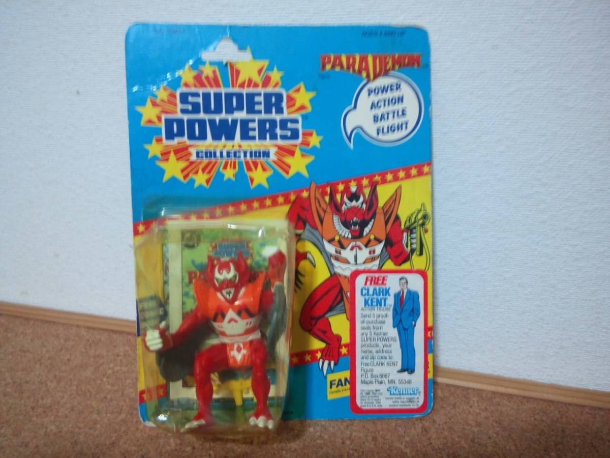 当時物 ケナー スーパーパワーズ コレクション PARADEMON 未開封 Kenner SUPER POWERS パラデーモン FAN CLUB OFFER DC Comics 1985