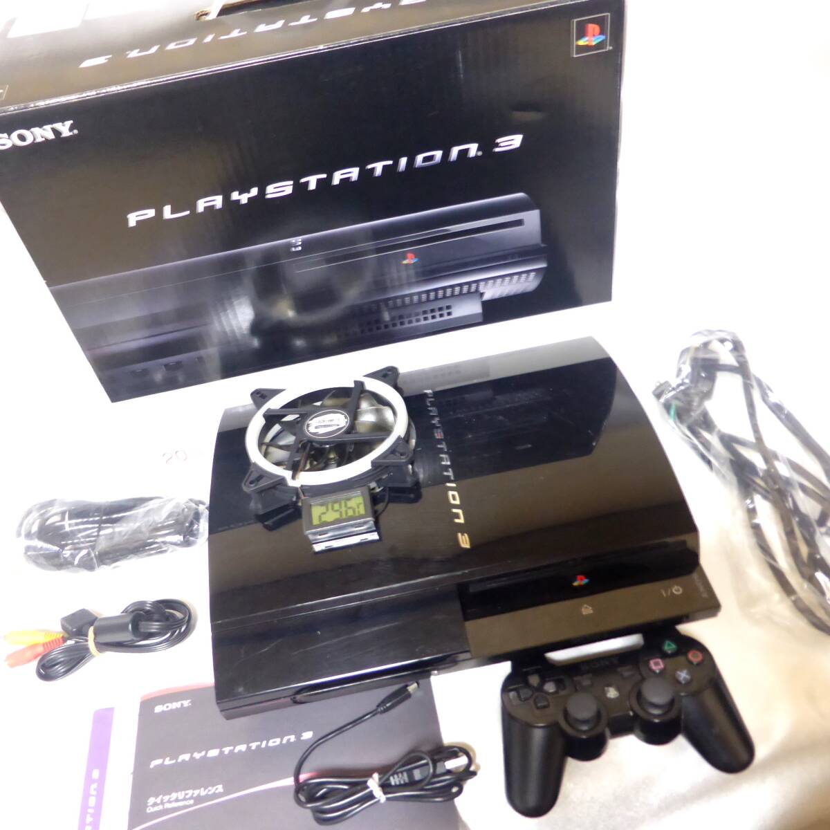 ☆初期型PS3☆LEDファン温度センサー搭載☆最上位モデル♪初期 ☆初期型PS3☆LEDファン温度センサー搭載☆最上位モデル♪初期