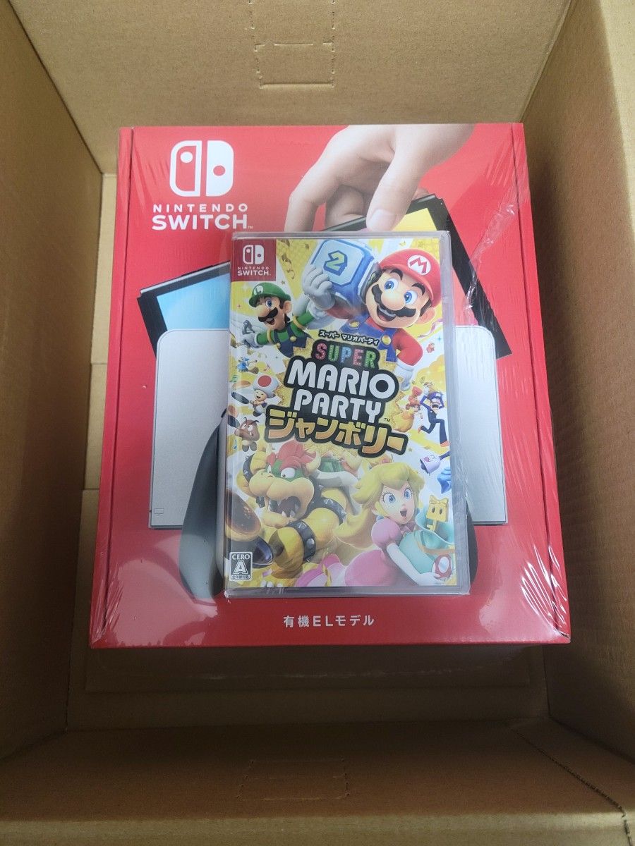 新品】未開封 Nintendo Switch 有機EL ホワイト 本体 &『マリオ 新品】未開封 Nintendo Switch 有機EL ホワイト 本体 &『マリオ