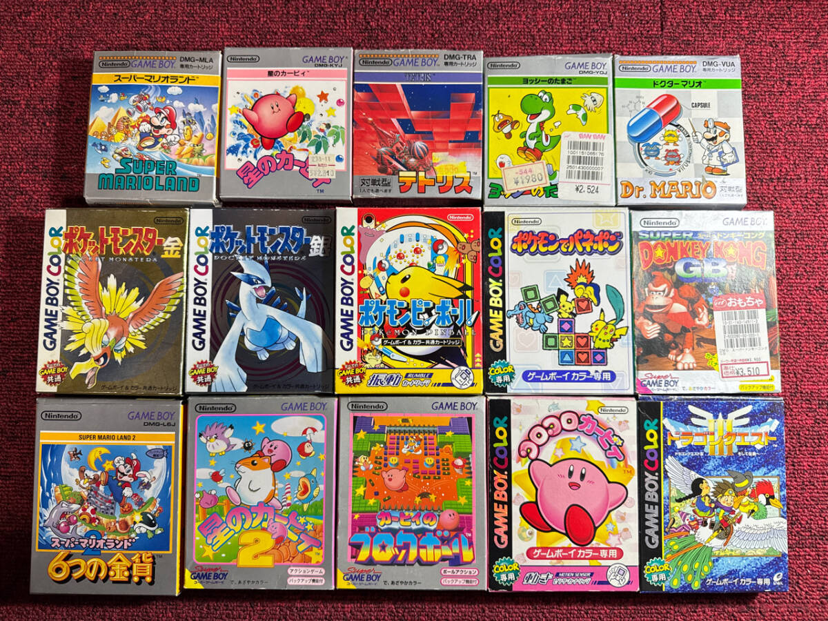 Yahoo!オークション - GB ゲームボーイソフト 箱・説明書付き 15 Yahoo!オークション - GB ゲームボーイソフト 箱・説明書付き 15