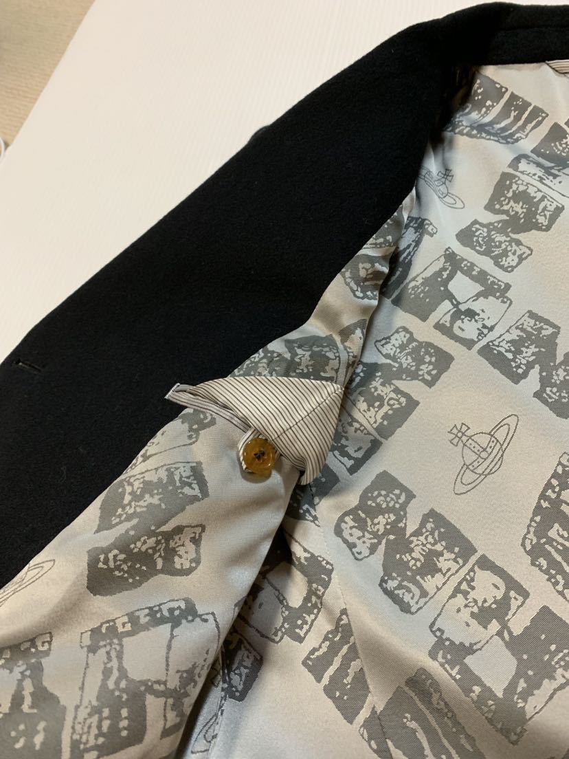 超美品 vivienne westwood ヴィヴィアン・ウエストウッド コート ピーコート アウター メンズ 44サイズ ジャケット