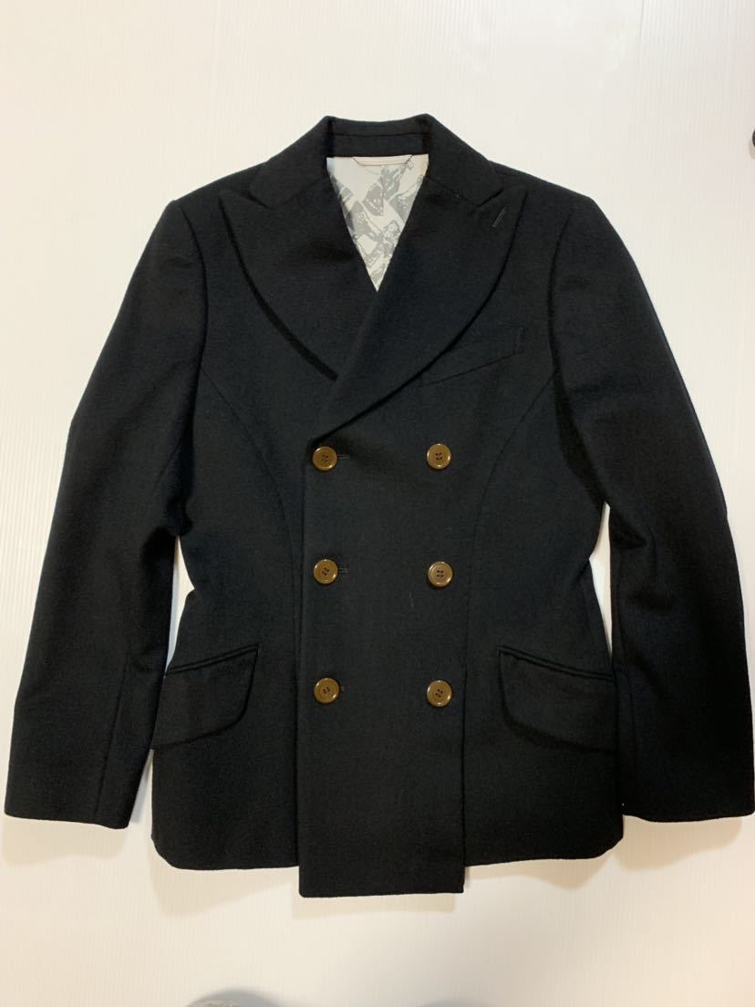 超美品 vivienne westwood ヴィヴィアン・ウエストウッド コート ピーコート アウター メンズ 44サイズ ジャケット