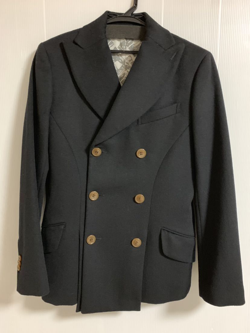 超美品 vivienne westwood ヴィヴィアン・ウエストウッド コート ピーコート アウター メンズ 44サイズ ジャケット