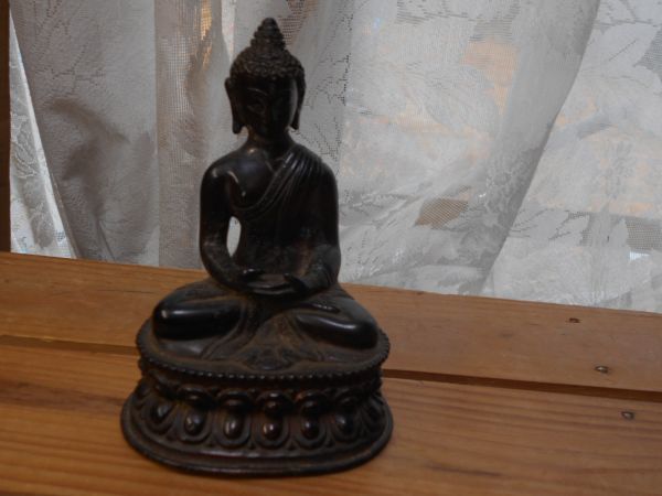 ネパールのアンティーク仏像、金張り②-