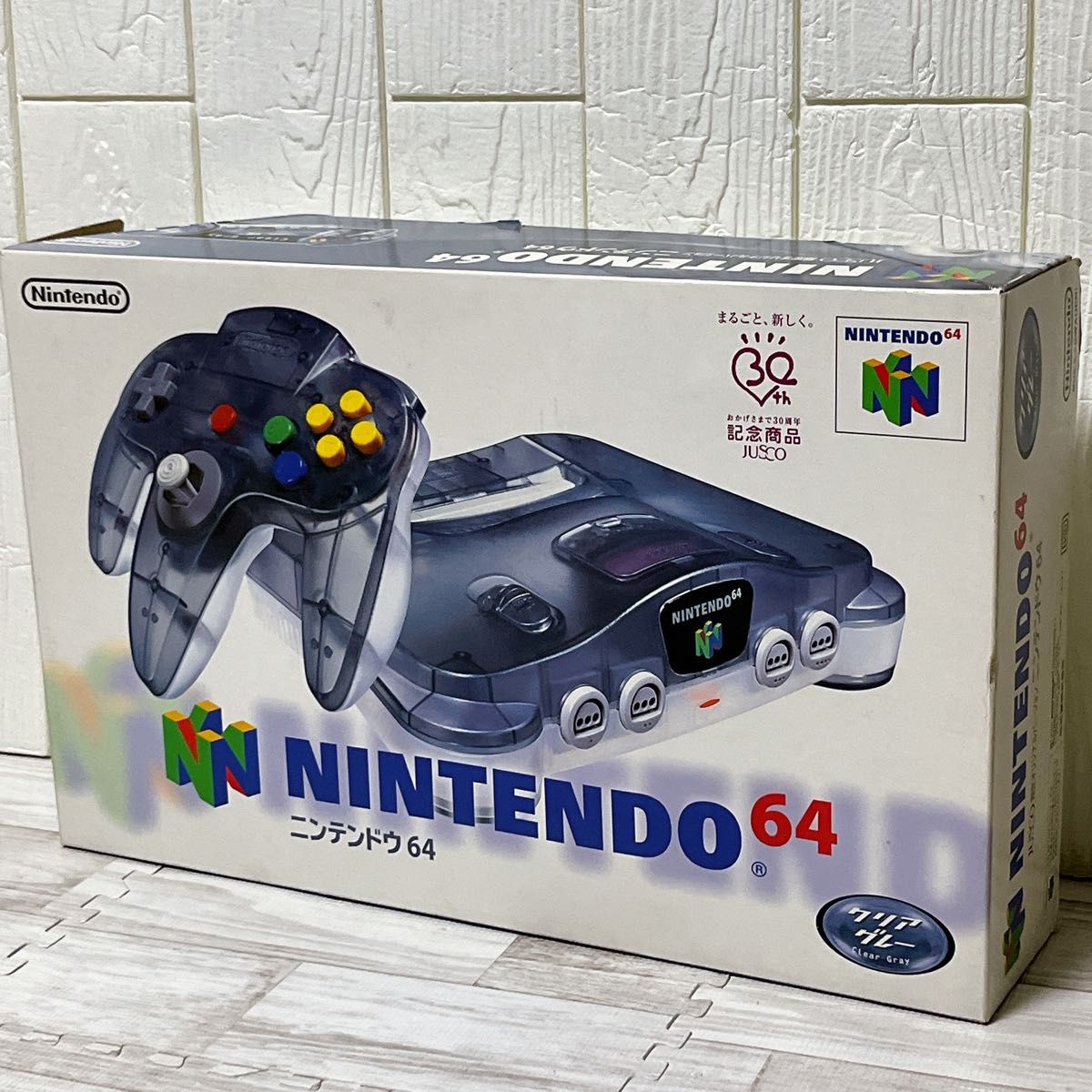 NINTENDO 64 本体 クリアグレー ジャスコ限定 N64 任天堂64 NINTENDO 64 本体 クリアグレー ジャスコ限定 N64 任天堂64