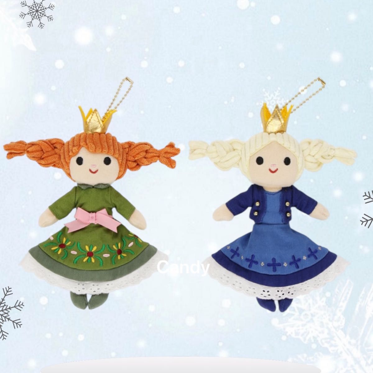 ディズニー アナ雪 ぬいぐるみチャーム 2点セット タグ付き ディズニー アナ雪 ぬいぐるみチャーム 2点セット タグ付き